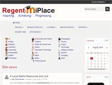 Tablet Screenshot of miplace.regent-college.ac.uk