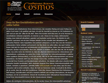 Tablet Screenshot of cosmos.regent-college.edu