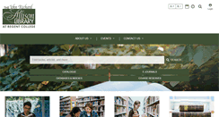 Desktop Screenshot of allisonlibrary.regent-college.edu